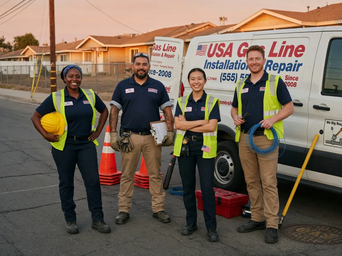 Gas Line Installation company in Tatums, OK